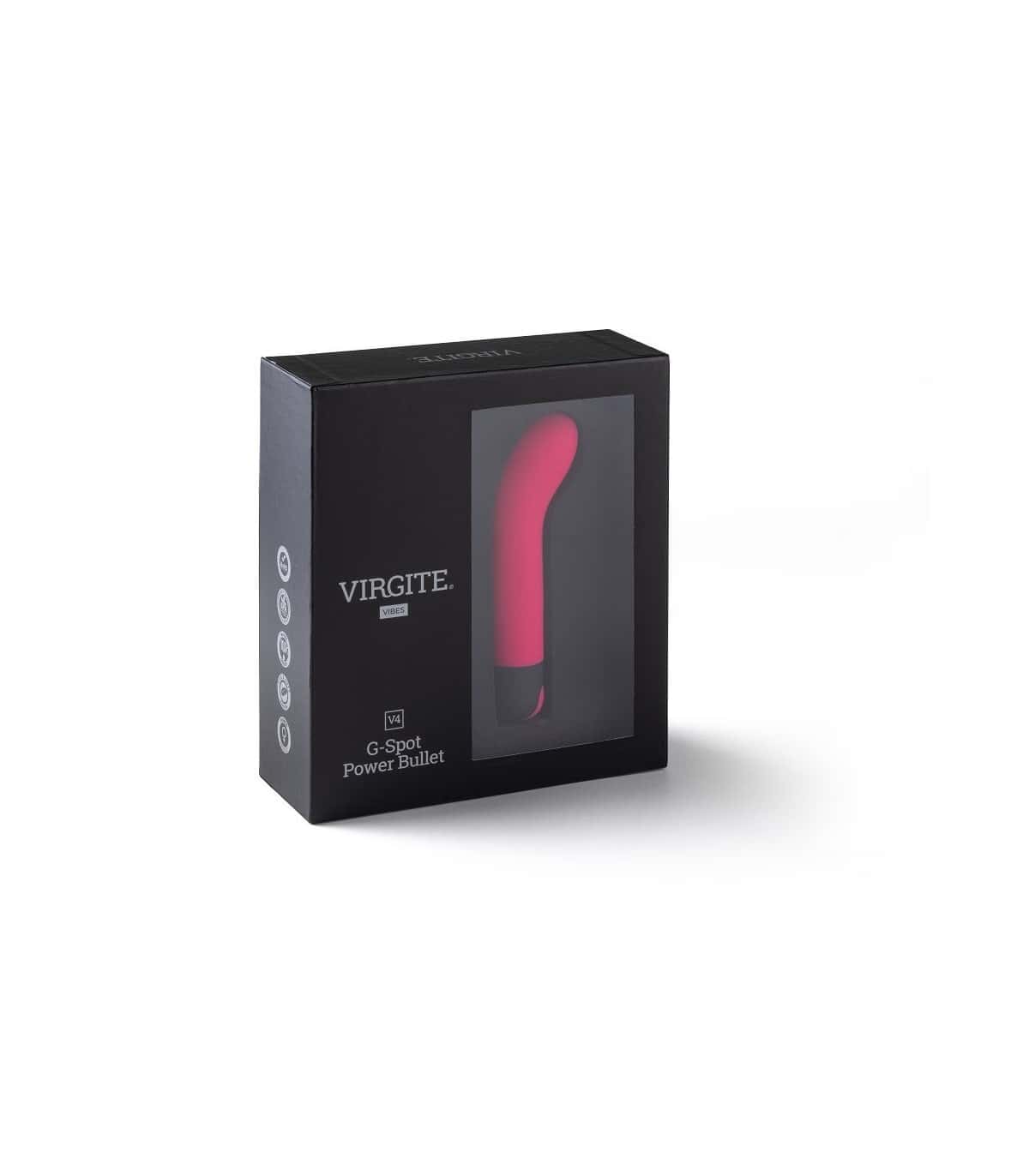 Wibrator punktu G, silikon, ładowany USB — VIRGITE - VIBES G-SPOT V4