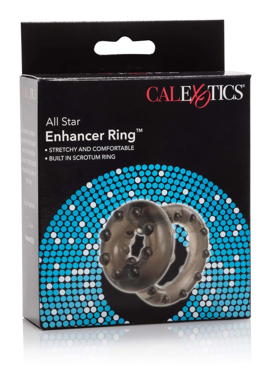 Pierścień erekcyjny z wypustkami, TPE — CalExotics Enhancer