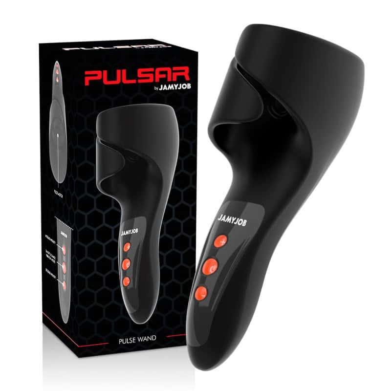 Masturbator męski, wibracje i pulsacje, silikon FDA — JAMYJOB PULSAR