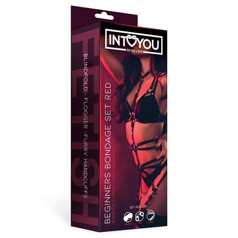 Zestaw do bondage, 3 elementy, dla początkujących — INTOYOU BDSM LINE