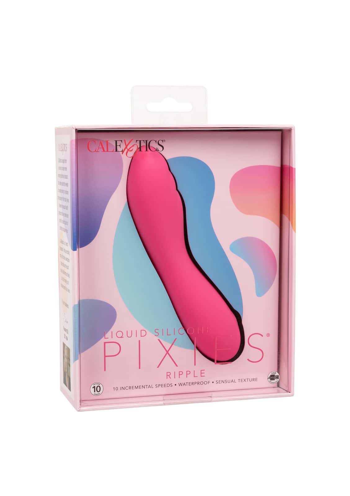 Wibrator, płynny silikon, USB — CalExotics Ripple