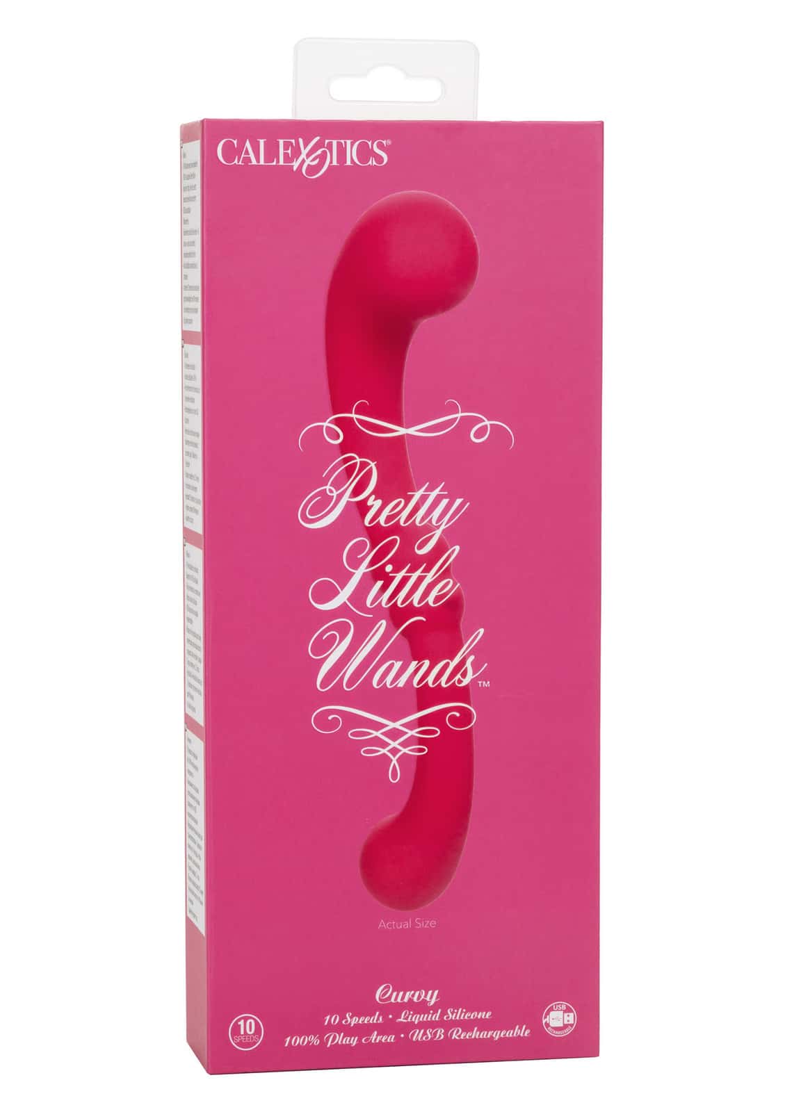 Masażer łechtaczki, giętki, silikonowy — CalExotics Curvy