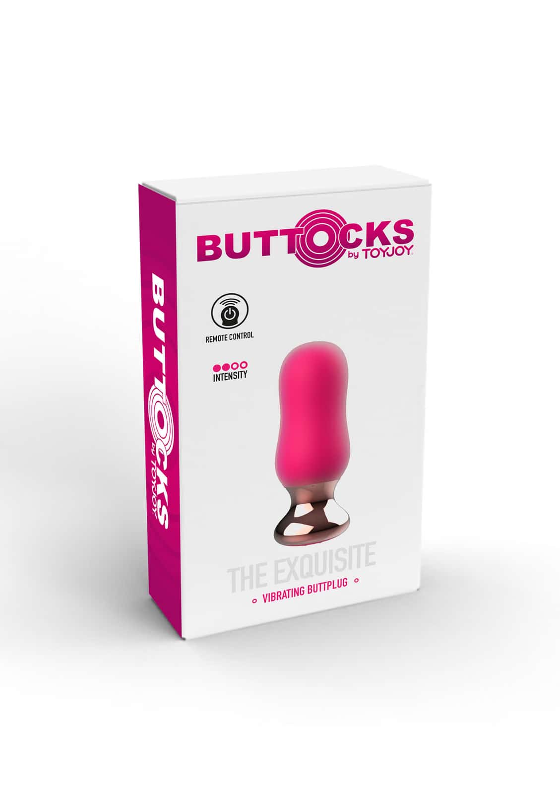 Korek analny, wibracyjny, z pilotem — ToyJoy Exquisite