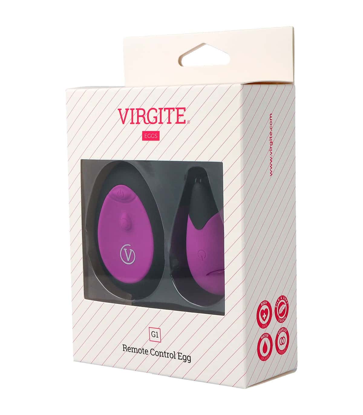Jajko wibrujące, ładowane USB, z pilotem — VIRGITE - EGGS G1