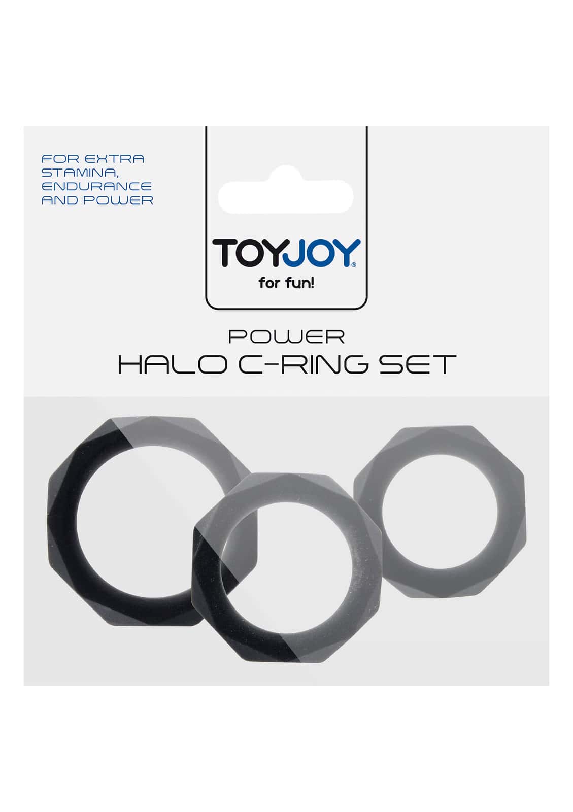 Zestaw pierścieni na penisa, 3 rozmiary, silikon — ToyJoy Halo