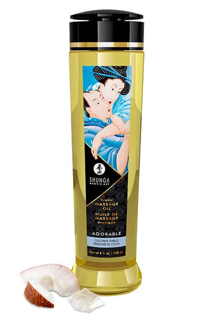 Olejek do masażu kokosowy, z ylang-ylang — Shunga Adorable