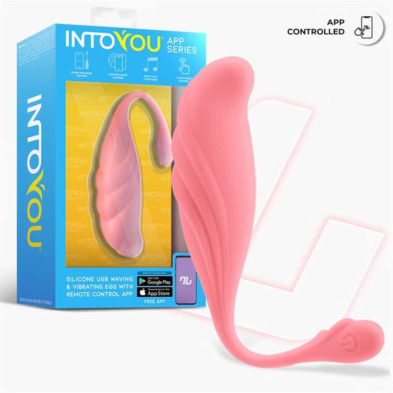 Jajko wibrujące, sterowanie aplikacją, USB — INTOYOU APP SERIES