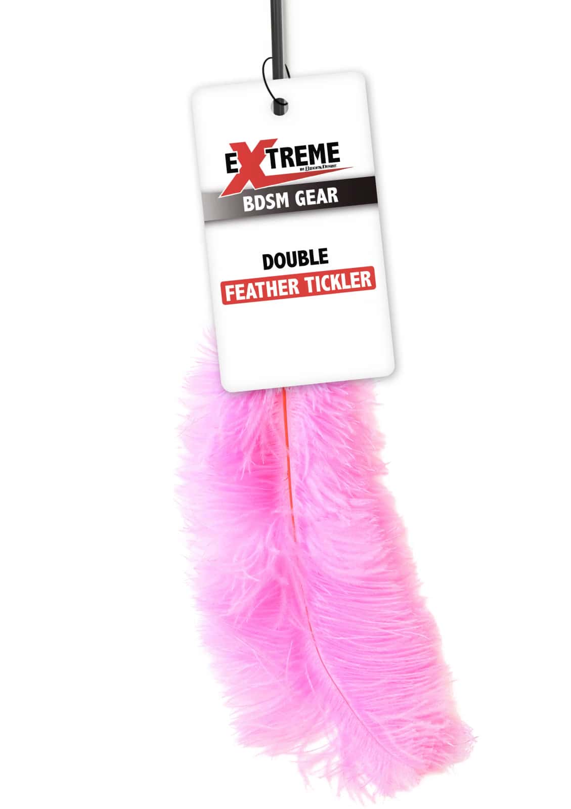 Пір'ячко для лоскотання, подвійне, з натуральних пір'їн — HIDDEN DESIRE Double Feather