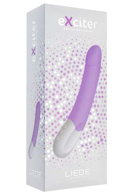 Wibrator punktu G, silikon medyczny — Liebe Exciter CANDY VIOLET