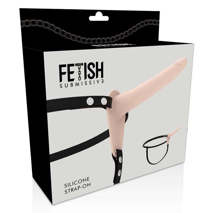 Uprząż z dildo, silikon, 15 cm — FETISH SUBMISSIVE