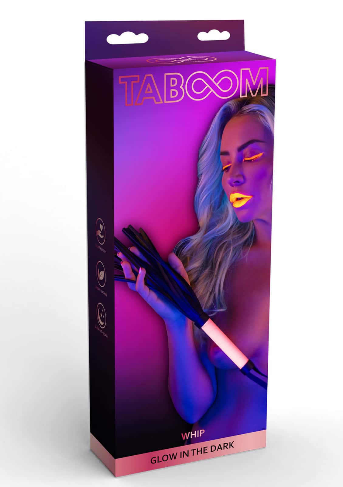 Плеть, що світиться в темряві, веганська шкіра — Taboom Glow