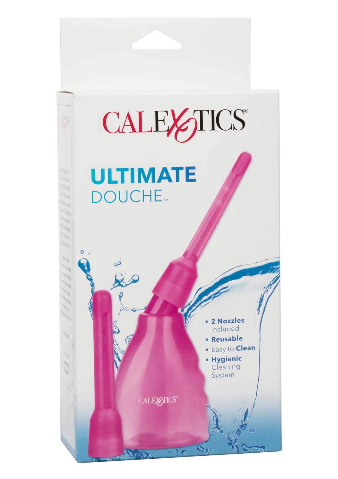 Irygator analny, wielokrotnego użytku, wielokierunkowa sonda — CalExotics Ultimate Douche