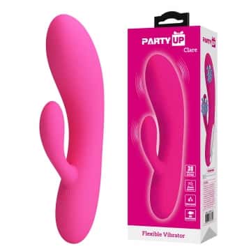 Wibrator króliczek, silikonowy, USB — Party Up Clare