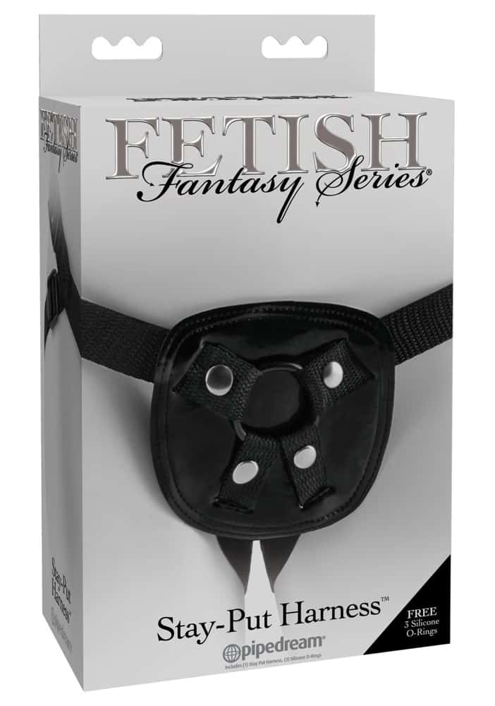 Uprząż do dilda, regulowana, z pierścieniami — Fetish Fantasy Series Stay-Put