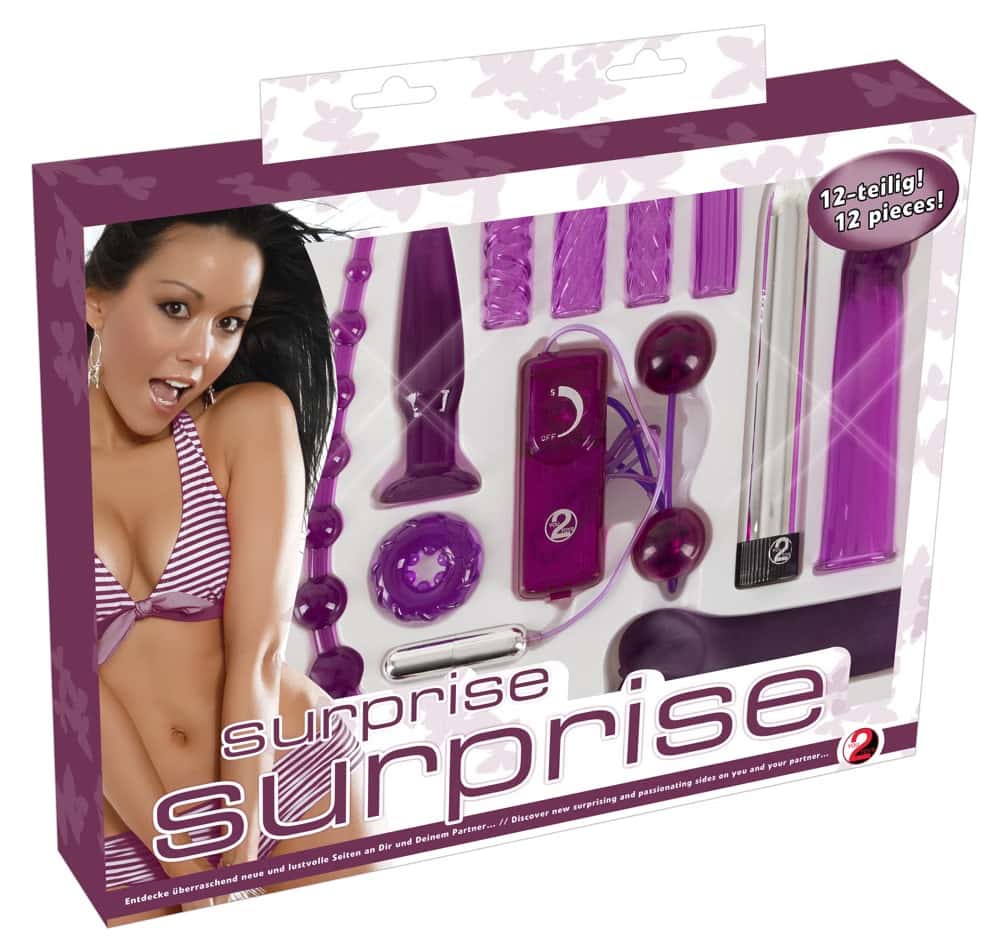 Zestaw zabawek erotycznych, 12-częściowy, baterie w zestawie — You2Toys Surprise