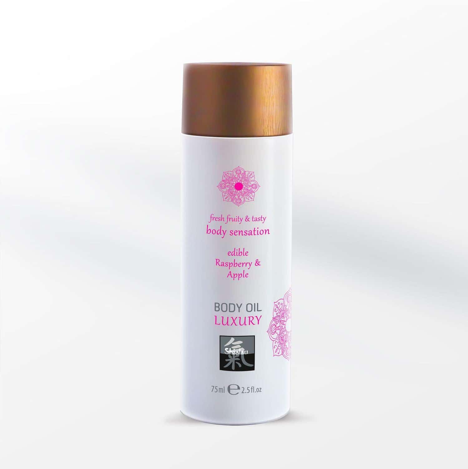 Olejek do ciała, jadalny, malinowo-jabłkowy — SHIATSU Luxury