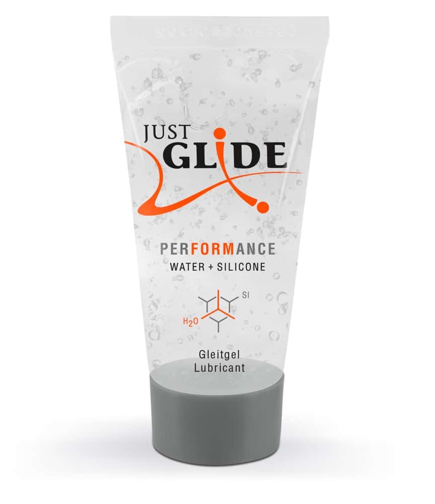 Lubrykant na bazie wody z silikonem, długotrwały — Just Glide Performance