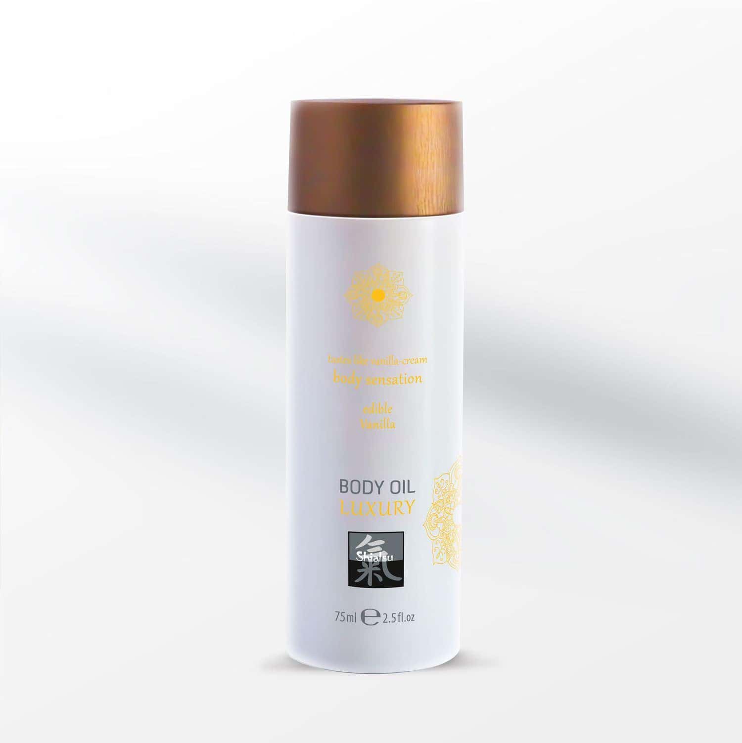 Jadalny olejek do ciała, wanilia, 75 ml — SHIATSU Luxury