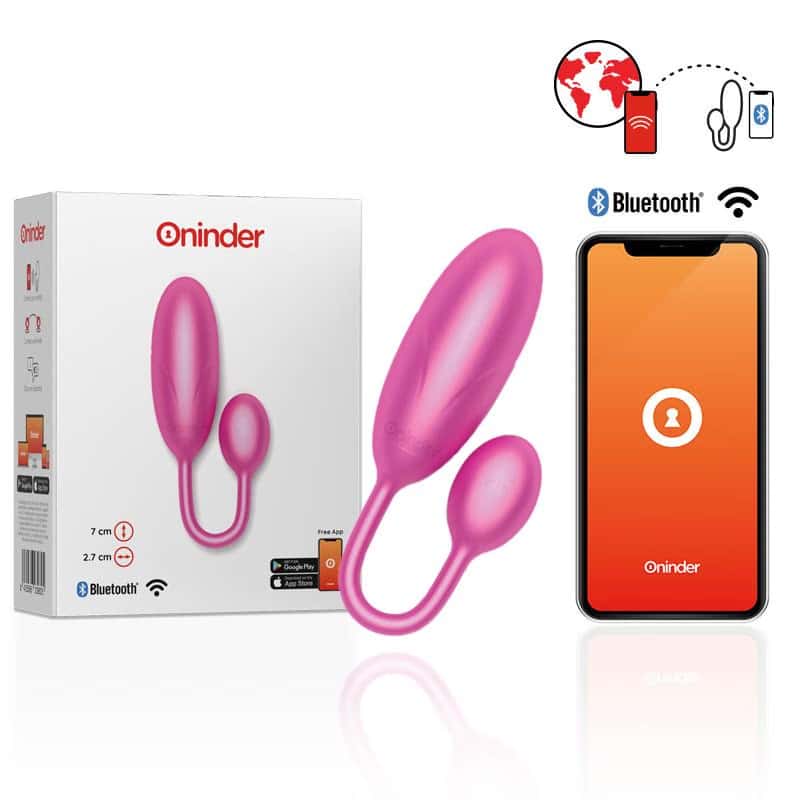 Jajko wibracyjne, aplikacja, silikon — ONINDER DENVER