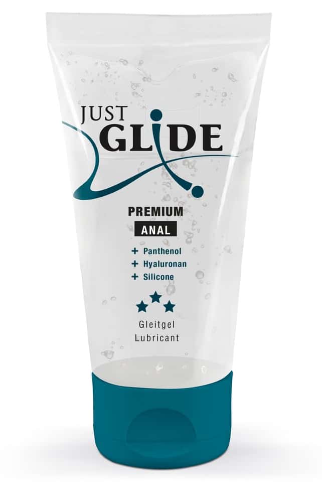 Żel analny, z kwasem hialuronowym, kompatybilny z lateksem — Just Glide Premium Anal