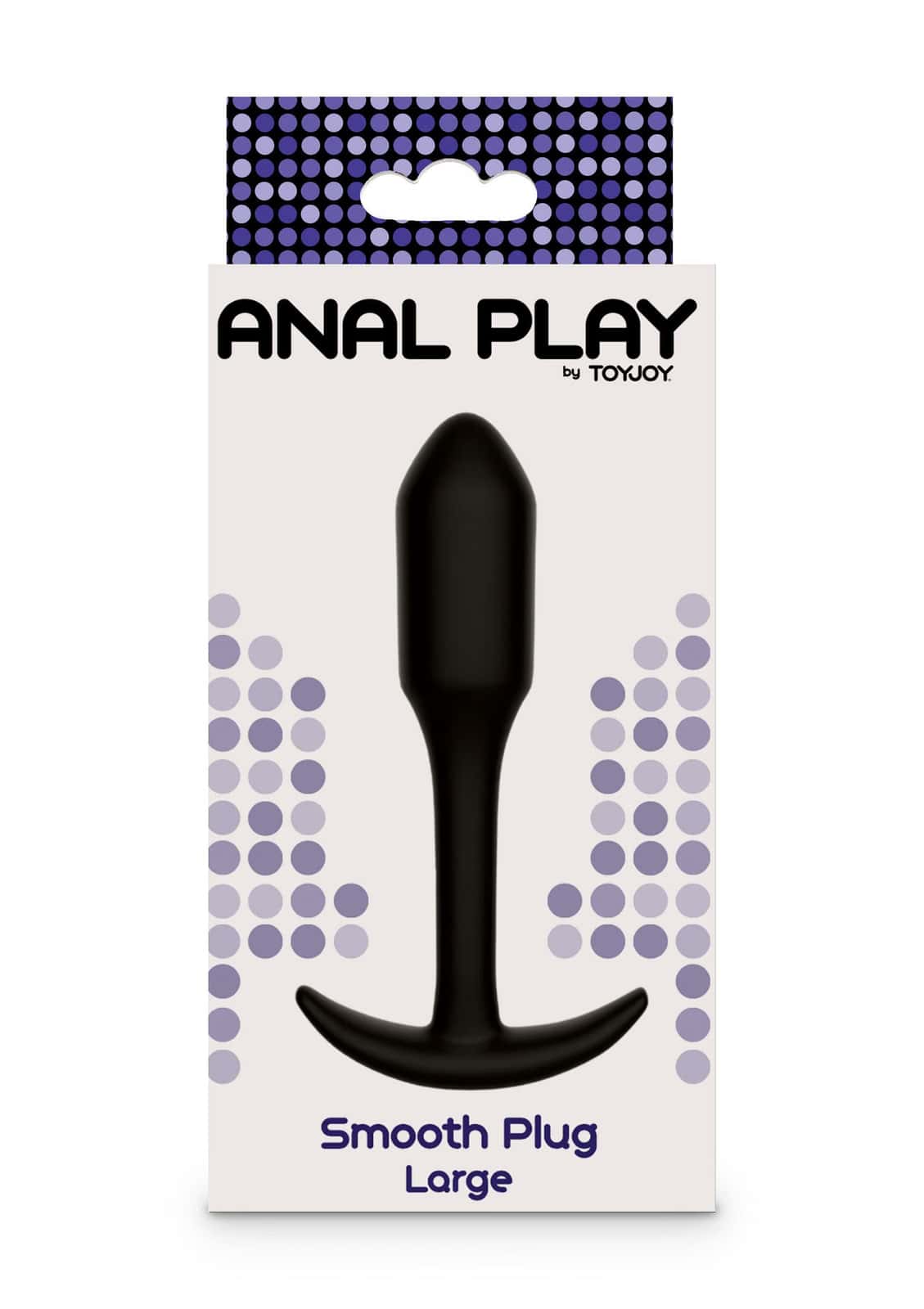 Korek analny, silikon, rozmiar L — ToyJoy Smooth