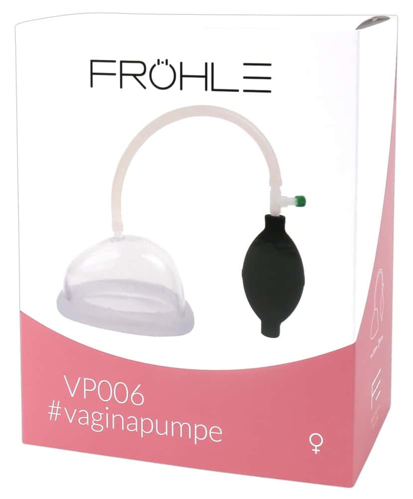 Pompka dopochwowa, przezroczysta przyssawka, PC/PVC — Fröhle VP006