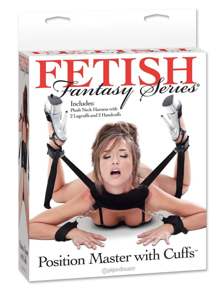 Pasy do krępowania, regulowane, wyściełane kajdanki — Fetish Fantasy Series Position