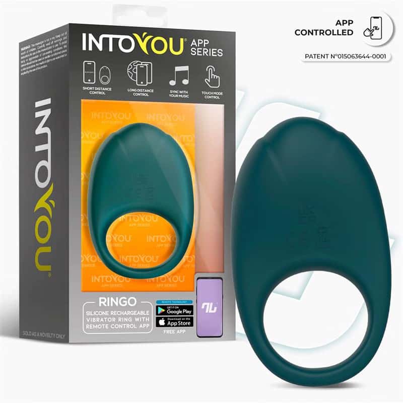 Кільце на пеніс, вібруюче, кероване додатком — INTOYOU APP SERIES Ringo