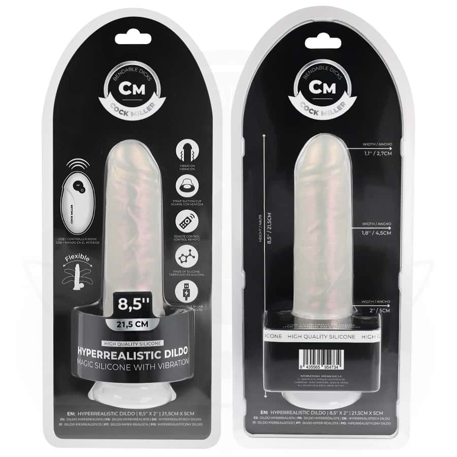 Dildo, wibracje, silikon medyczny — COCK MILLER