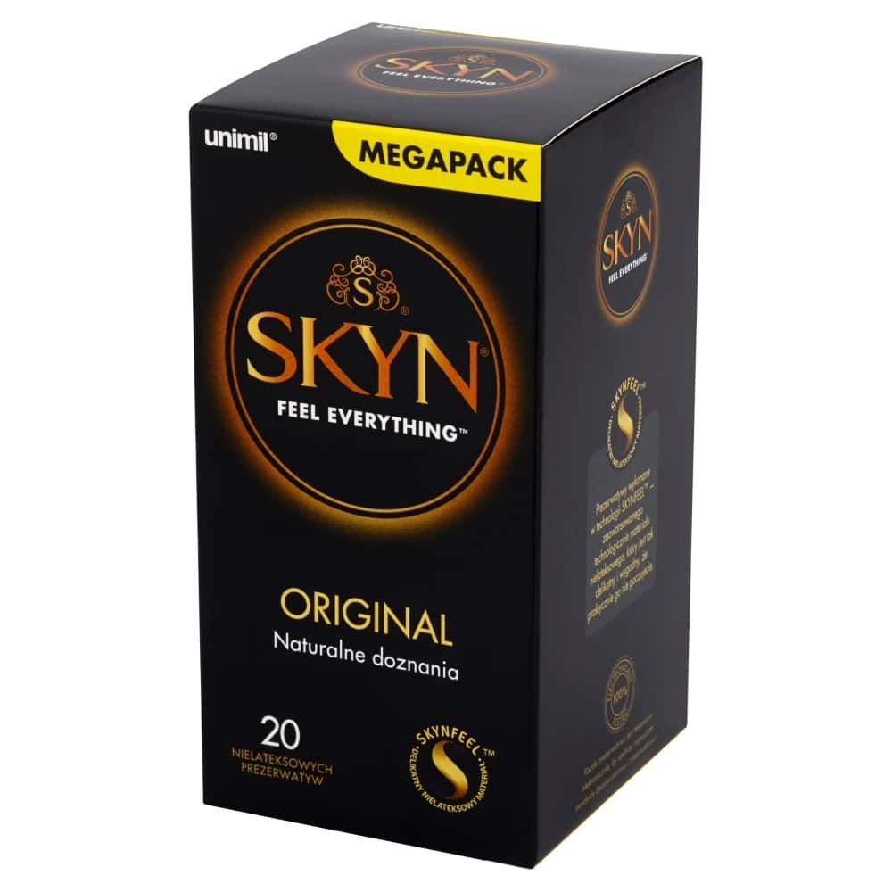 Презервативи без латексу, 53 мм — SKYN ORIGINAL 20
