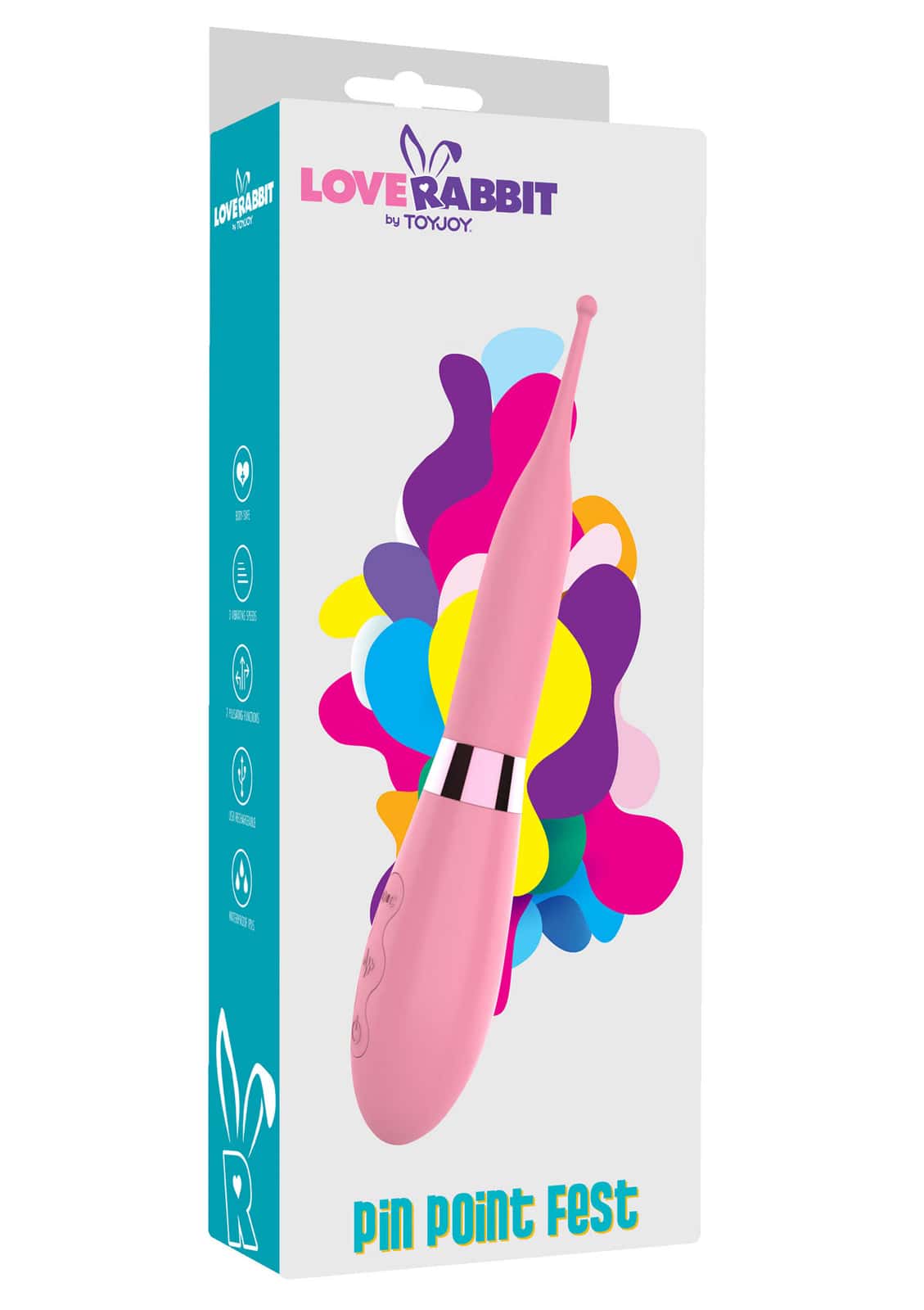 Wibrator punktowy, silikon — ToyJoy Rabbit