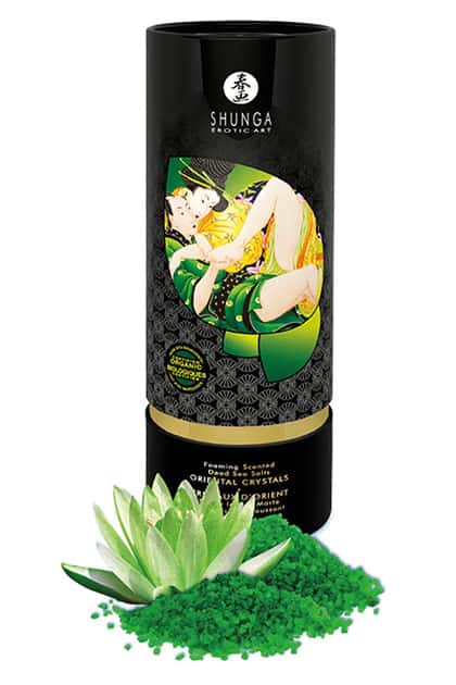 Солі для ванни, з мертвого моря, аромат лотоса — shunga lotus