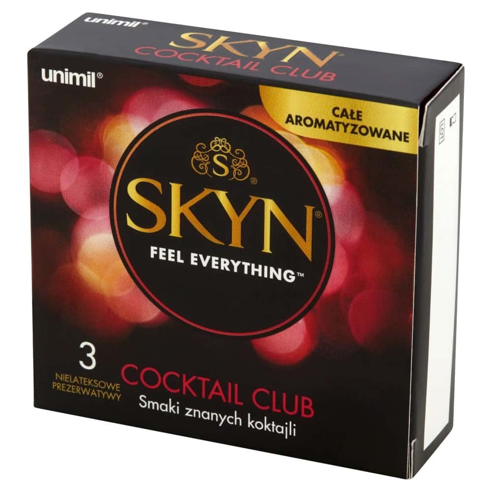 Prezerwatywy, poliizopren, faliste wypustki — SKYN COCKTAIL 3