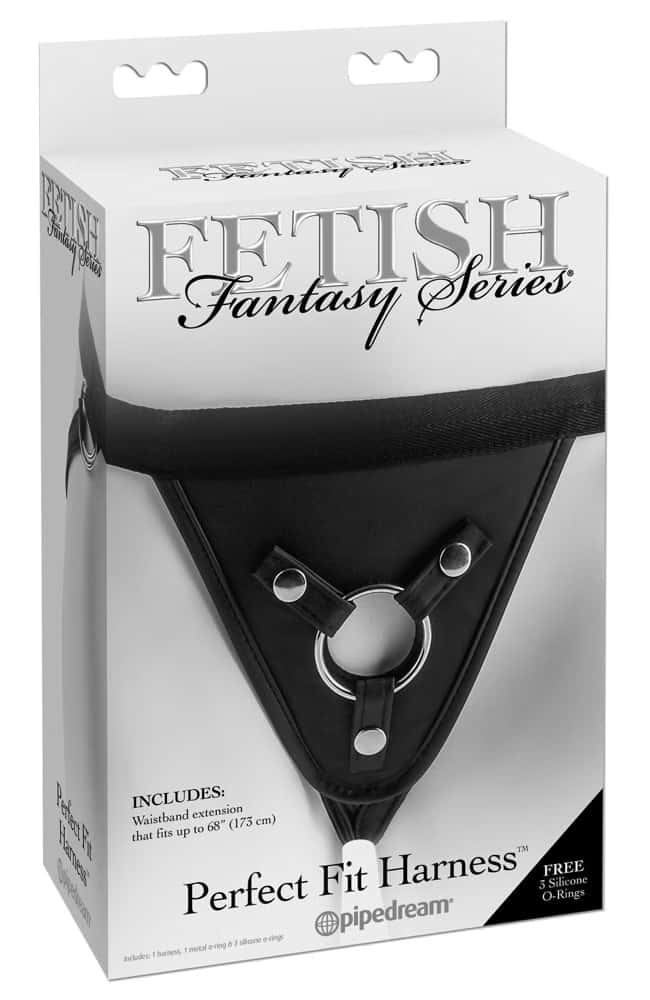 Uprząż do peggingu, regulowana — fetish fantasy series ffs perfect fit harness