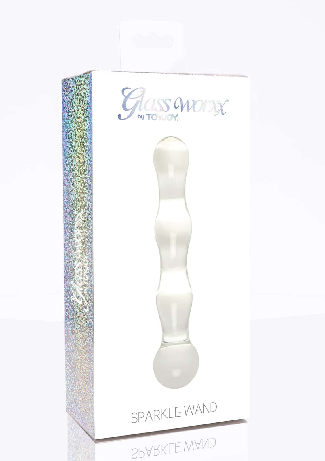 Dildo szklane, faliste — ToyJoy Sparkle Wand