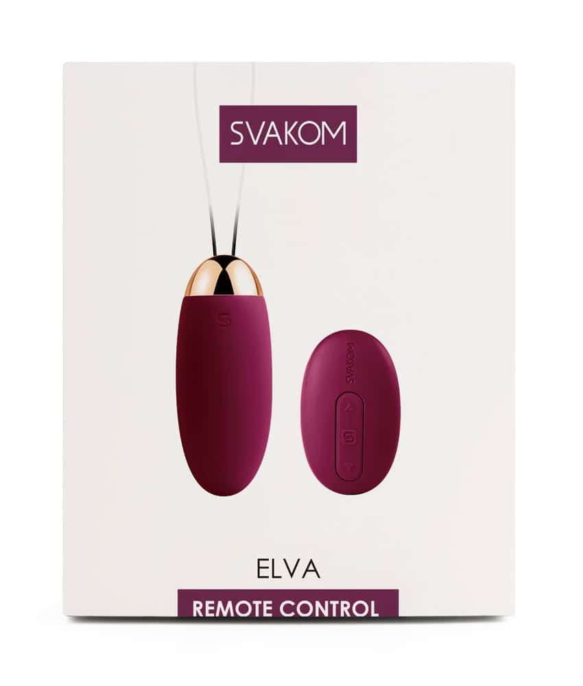 Вібраційне яйце, пульт, USB — SVAKOM Elva Violet