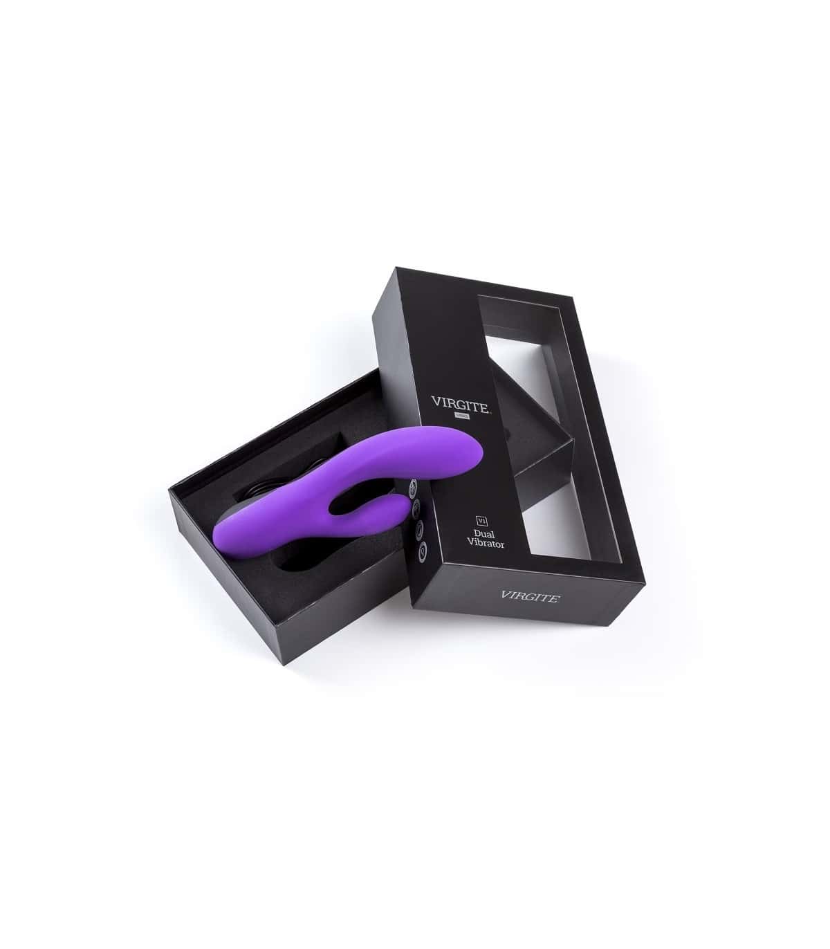 Wibrator ze stymulatorem łechtaczki, ładowany USB — VIRGITE - VIBES V1