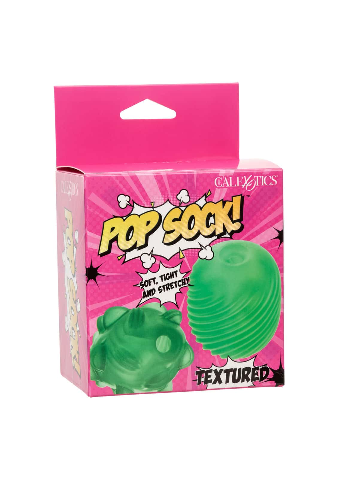 Stroker dwustronny, teksturowany — CalExotics Pop Sock