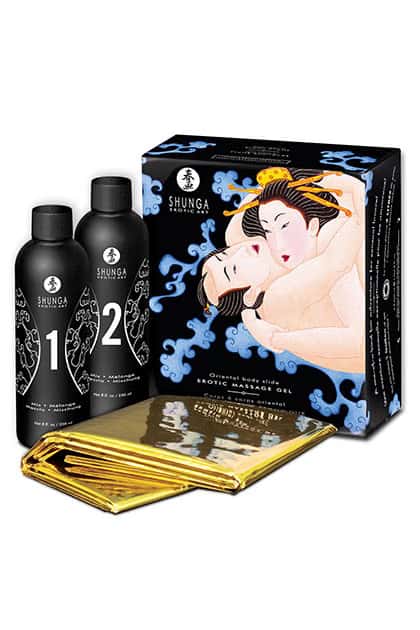 Żel do masażu, egzotyczne owoce, do przygotowania 4 l — Shunga