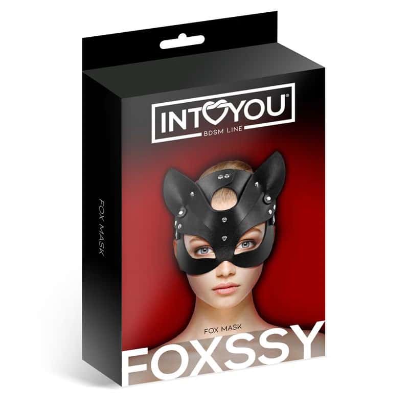 Maska w kształcie lisa, regulowana — INTOYOU BDSM LINE Foxssy
