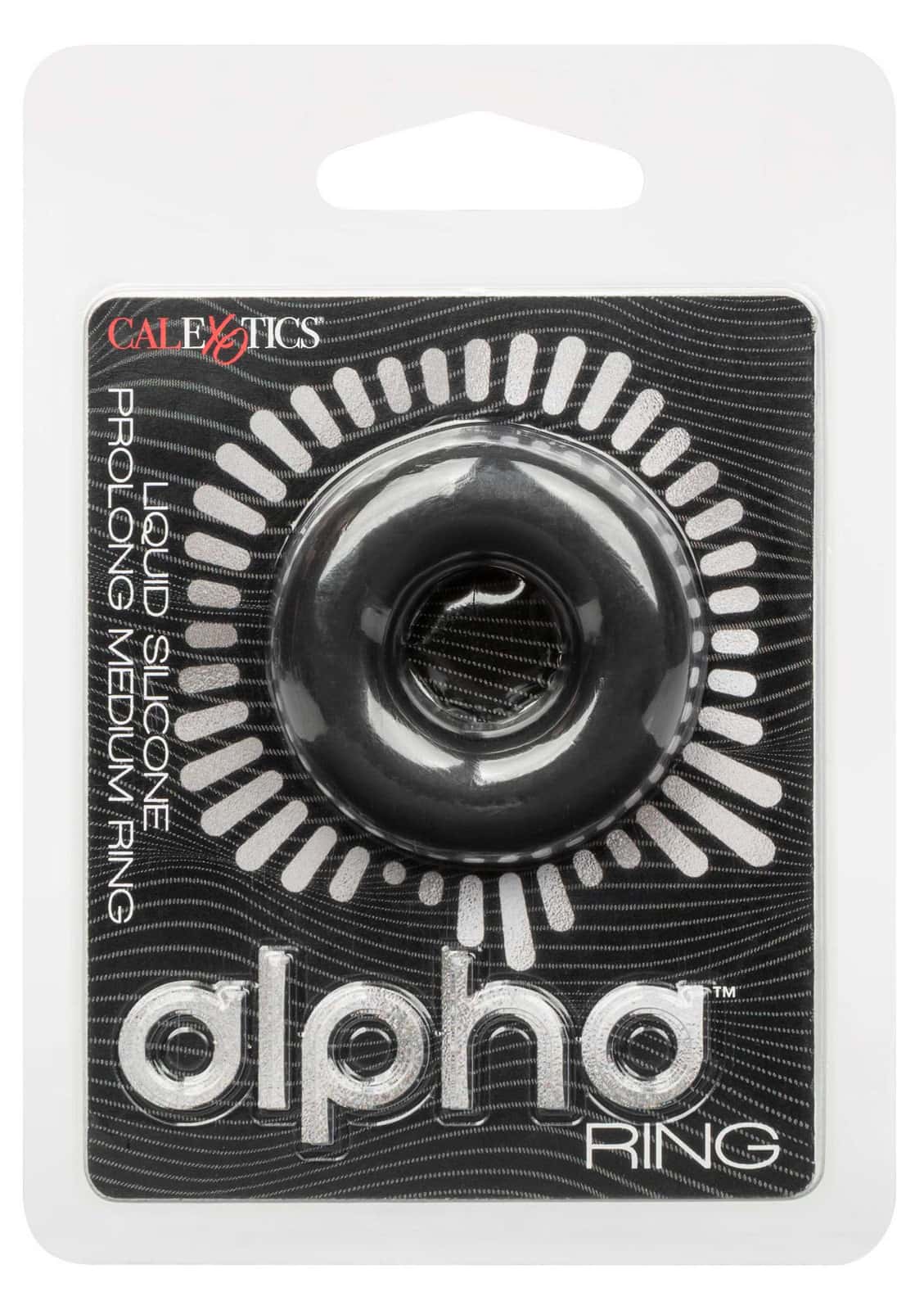 Pierścień erekcyjny, płynny silikon, rozmiar M — CalExotics Alpha