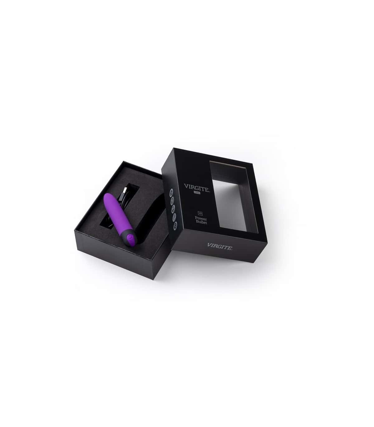 Pocisk wibracyjny, ładowalny USB, silikon — VIRGITE - VIBES V3