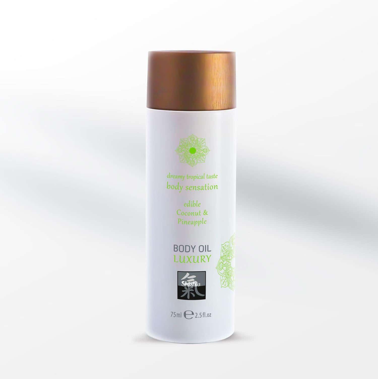 Jadalny olejek do ciała, kokos i ananas — SHIATSU Luxury