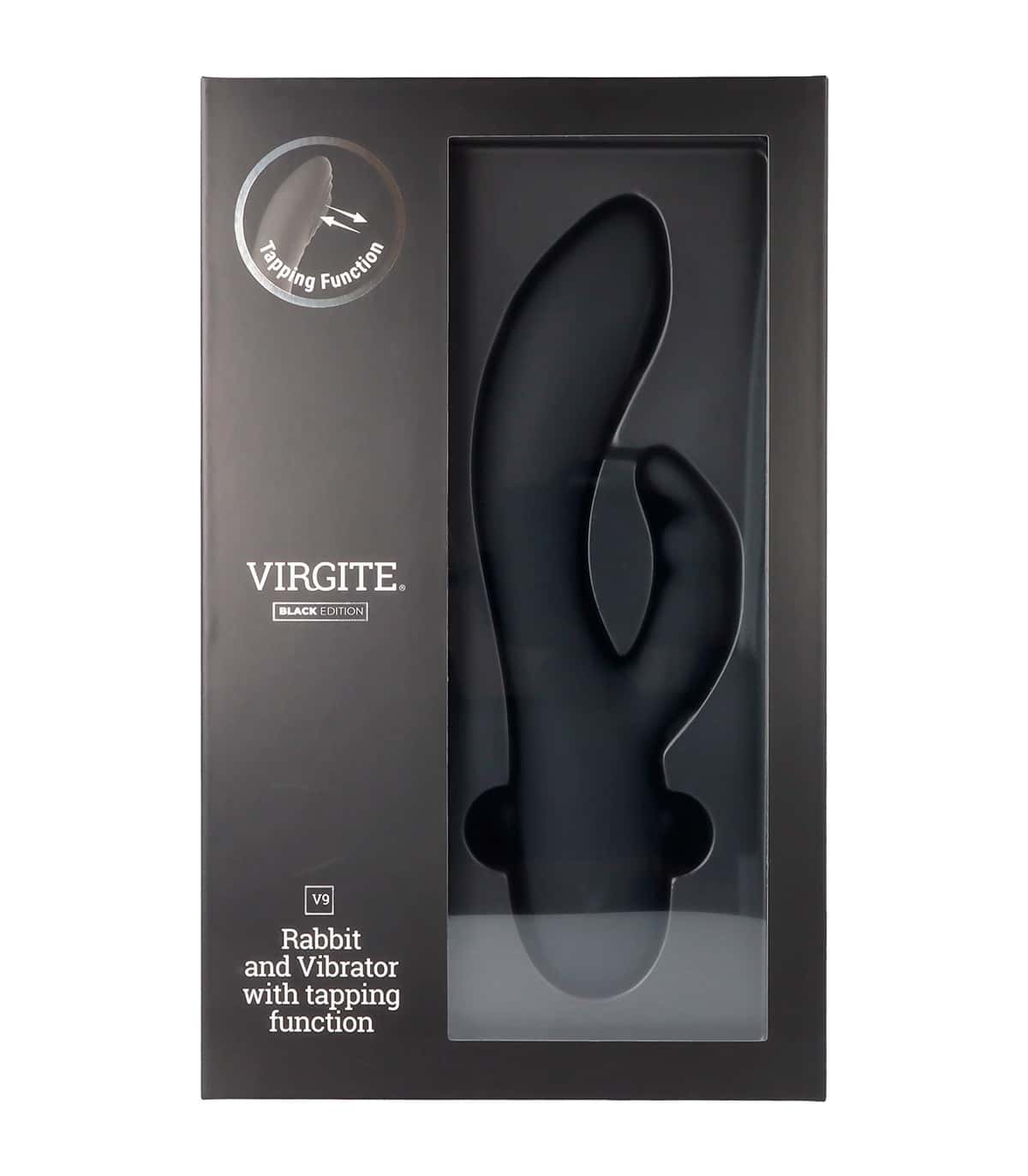 Wibrator stukający, ładowany przez USB — VIRGITE - BLACK EDITION V9
