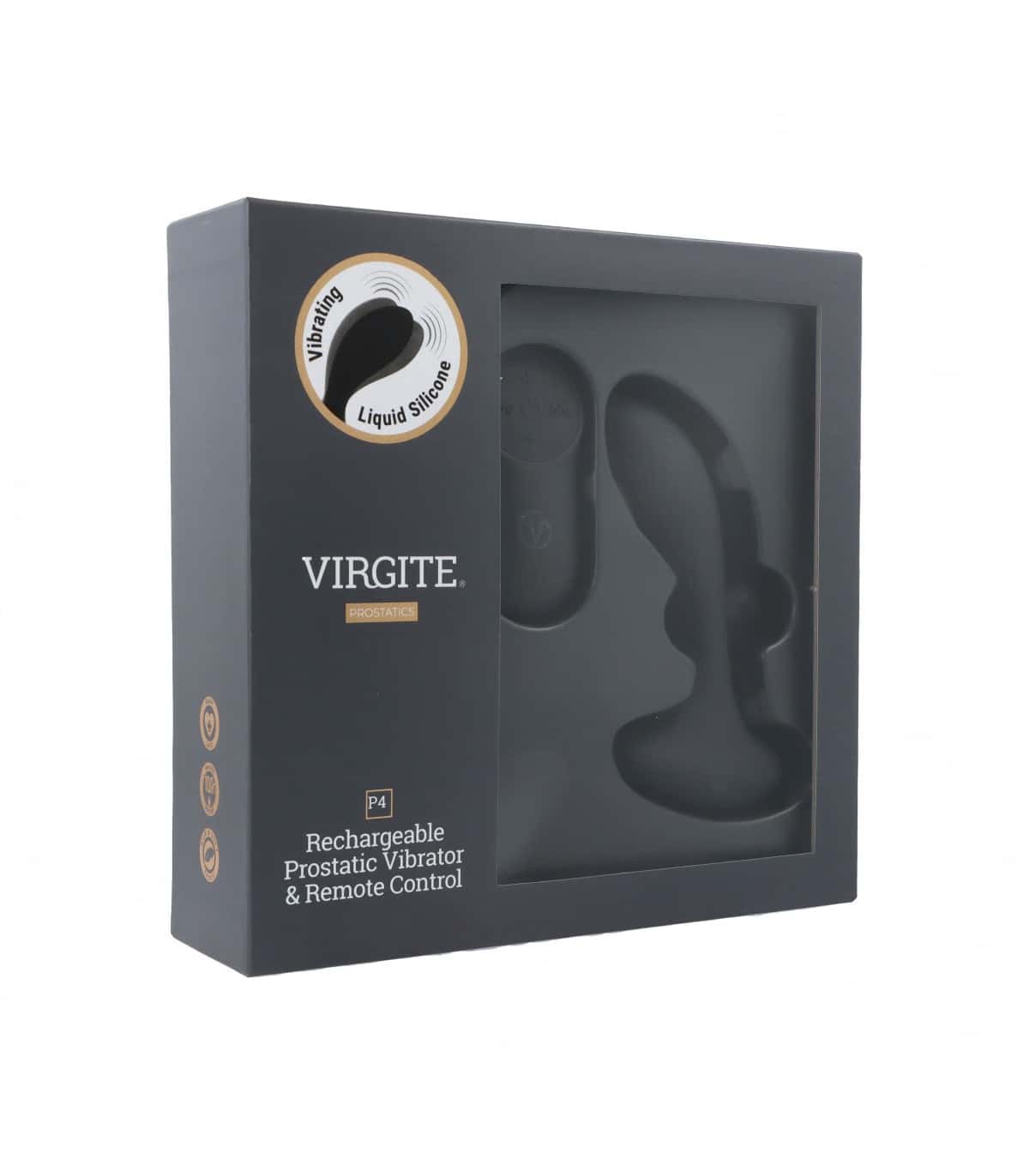 Вібратор простати, пульт, USB — VIRGITE - PROSTATICS P4