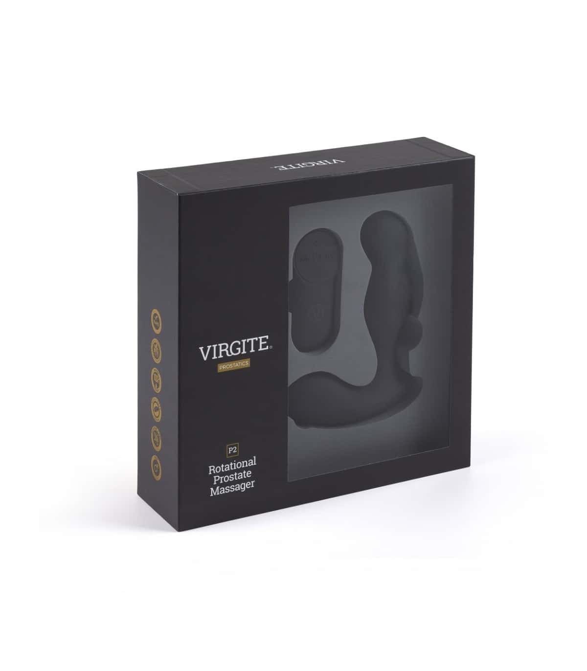 Masażer prostaty, pilot, USB — VIRGITE - PROSTATICS P2