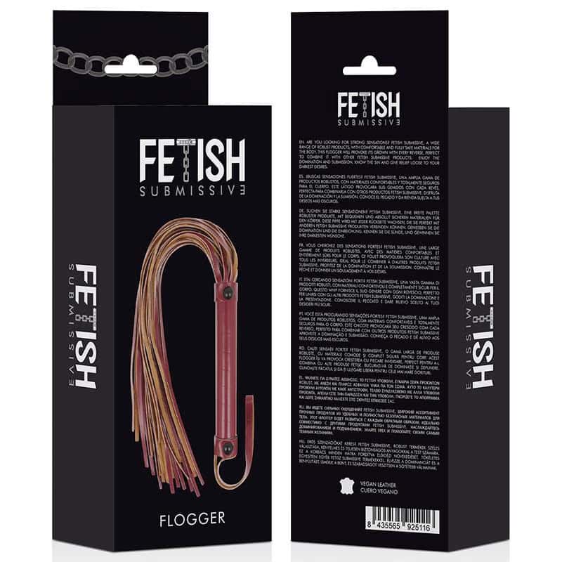 Батіг, веганська шкіра, без нікелю — Fetish Submissive Dark Room