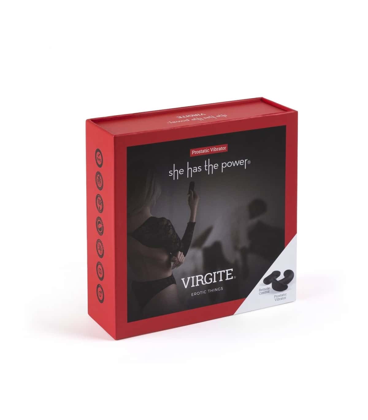 Масажер простати, пульт, заряджання USB — VIRGITE - SHE HAS THE POWER