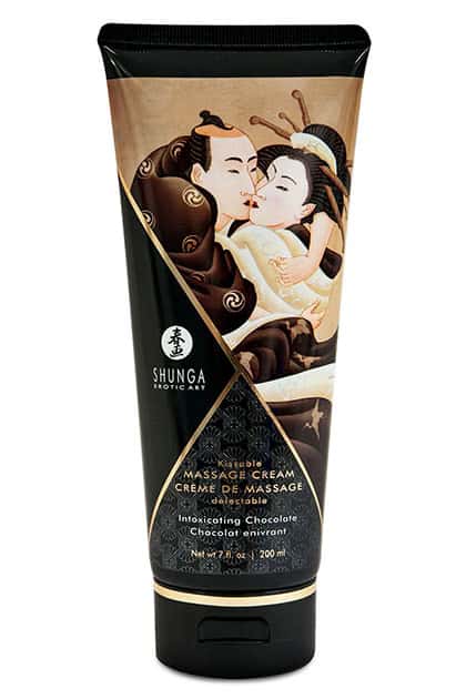 Krem do masażu, jadalny, czekoladowy — Shunga