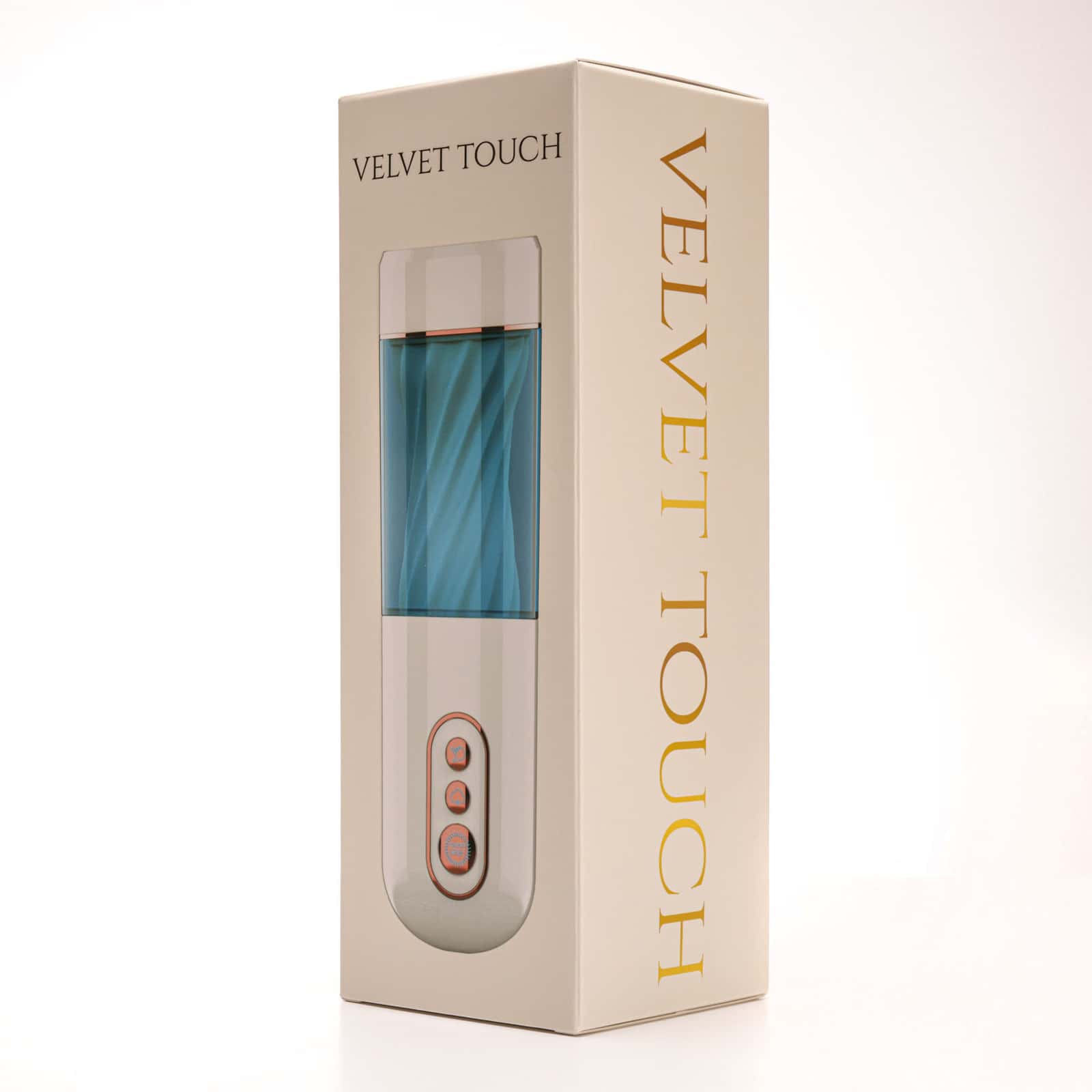 Masturbator, ssanie i wibracja, ładowany USB — Velvet Touch Suction